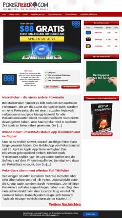 Vorschau der mobilen Webseite www.pokerfieber.com, PokerFieber.com