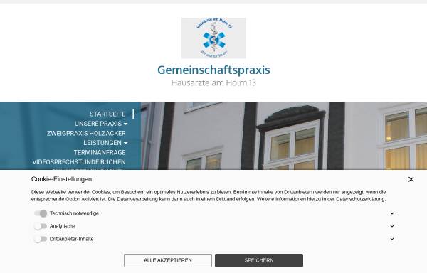 Hausarzt u. Allgemeinmediziner aus Flensburg – Arzt-Praxis Holm 13