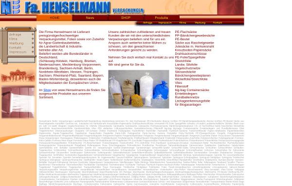 Vorschau von www.henselmanns.de, Firma Henselmann