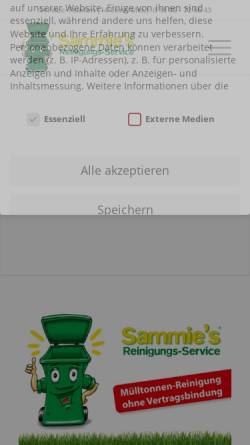 Vorschau der mobilen Webseite www.sammies.de, Sammie’s Franchise Central Germany GmbH