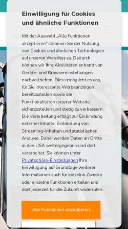 Vorschau der mobilen Webseite www.harbauer-berlin.de, Harbauer GmbH