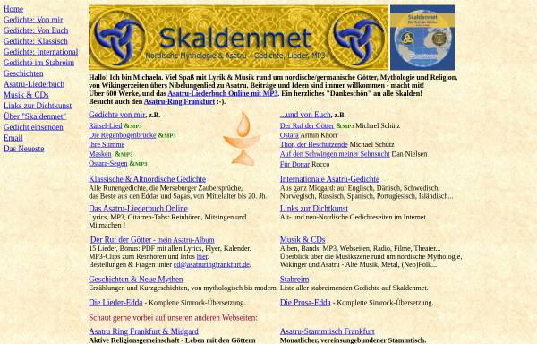 Vorschau von www.skaldenmet.com, Skaldenmet