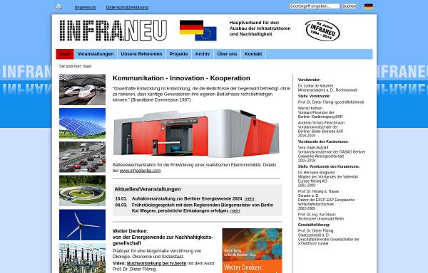Vorschau von www.infraneu.de, Infraneu e.V.