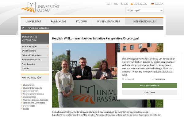 Vorschau von www.uni-passau.de, Perspektive Osteuropa