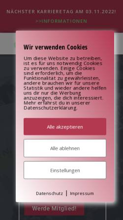 Vorschau der mobilen Webseite www.dmg-ev.com, Die Deutsche Management-Gesellschaft (DMG) e.V.
