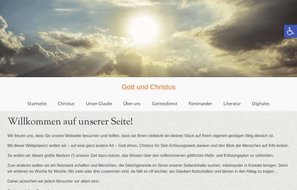 Vorschau von gott-und-christus.de, Geistchristen Bergheim/Erft