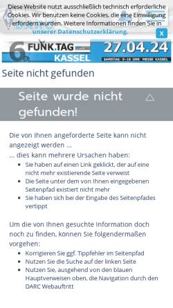 Vorschau der mobilen Webseite www.darc.de, Duisburger Hafen-Diplom