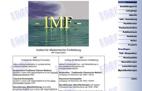 Vorschau von www.imf.ch, IMF - Institut für Medizinische Fortbildung