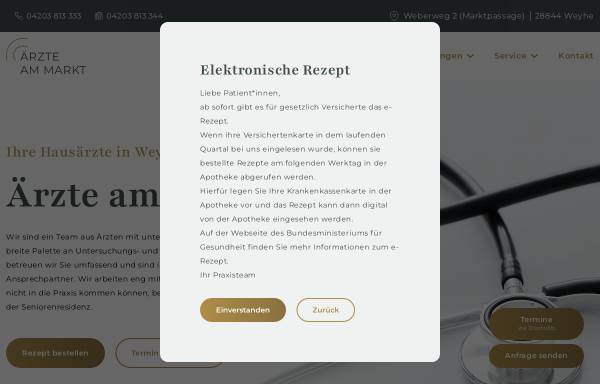 Vorschau von www.aerzte-am-markt.de, Ärzte am Markt