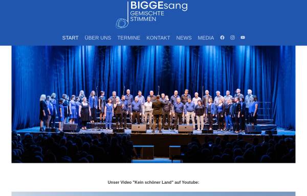 Vorschau von www.biggesang.de, BIGGEsang Gemischte Stimmen