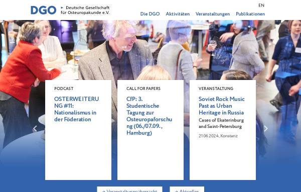 Vorschau von www.dgo-online.org, Deutsche Gesellschaft für Osteuropakunde