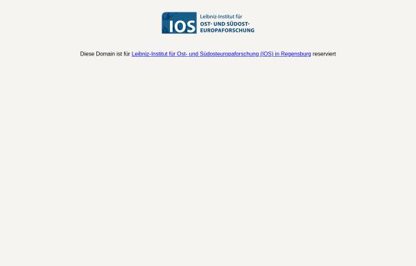 Vorschau von www.fpsoe.de, Forschungsplattform Südosteuropa