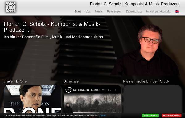 Vorschau von www.filmmusik-mannheim.de, Florian C. Scholz - Komponist, Produzent und Tonmeister