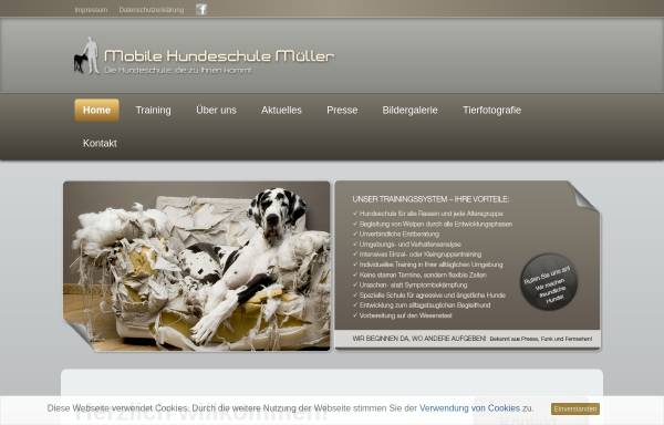 Vorschau von www.freundliche-hunde.de, Mobile Hundeschule Müller