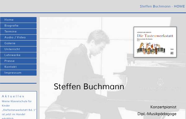 Steffen Buchmann - Konzertpianist und Dipl.-Musikpädagoge