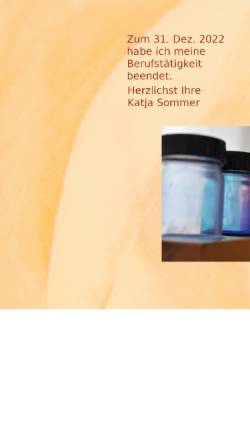 Vorschau der mobilen Webseite www.kunsttherapie-sommer.de, Kunsttherapie Katja Sommer