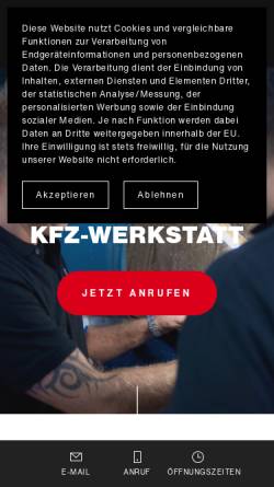 Vorschau der mobilen Webseite www.autoandi.de, AutoAndi, Kfz-Werkstatt