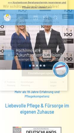 Vorschau der mobilen Webseite www.hausengel.de, Hausengel GmbH