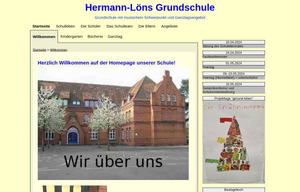 Vorschau von www.gs-loens.de, Hermann Löns Grundschule Langenhagen