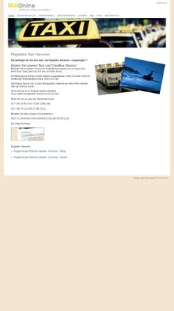 Vorschau der mobilen Webseite www.flughafentaxe.de, Taxi Online, Taxibetrieb Huth