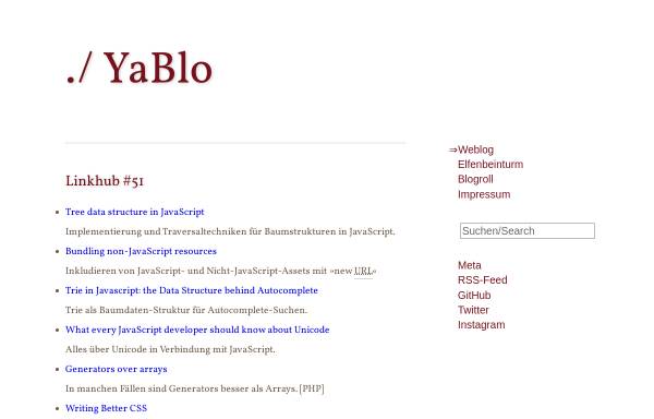 Vorschau von www.yablo.de, YaBlo