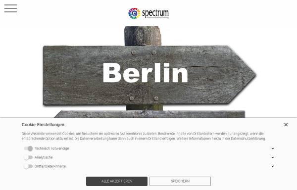 Vorschau von www.nlp-spectrum.de, Spectrum Kommunikations Training
