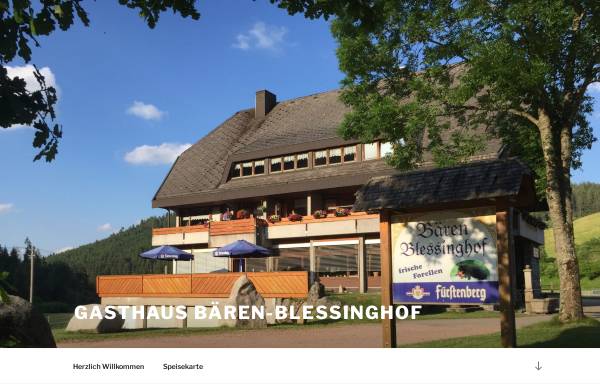 Vorschau von www.blessinghof.de, Gasthaus Bären - Blessinghof