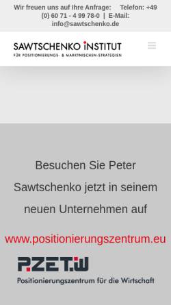 Dipl.-Ing. (FH) Peter Sawtschenko