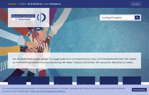 Vorschau von www.dgfn.eu, Das Nierenportal