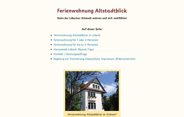 Vorschau von www.ferienwohnung-altstadtblick.de, Ferienwohnung Altstadtblick