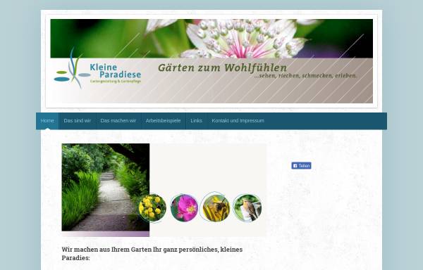 Vorschau von www.kleineparadiese.de, Dipl.-Ing. Ulrich Lehmann, Gartenbau und Gartengestaltung