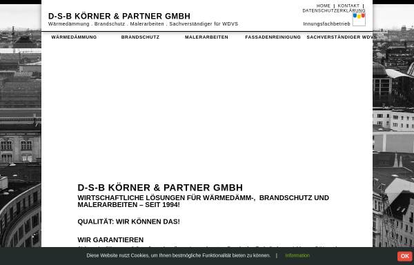 Vorschau von www.d-s-b-berlin.de, D-S-B Körner & Partner GmbH