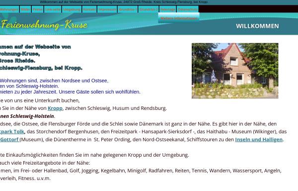 Vorschau von www.ferienwohnung-kruse.de, Ferienwohnung Kruse