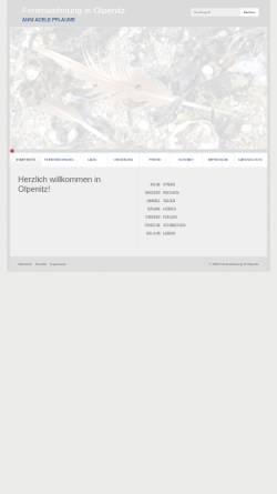 Vorschau der mobilen Webseite www.ferienwohnung-in-olpenitz.de, Olpenitzdorf