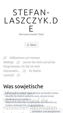 Vorschau der mobilen Webseite stefan-laszczyk.de, Laszczyk, Stefan