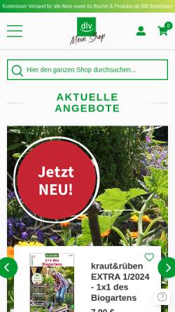 Vorschau der mobilen Webseite www.landecht.de, Landecht, Deutscher Landwirtschaftsverlag GmbH