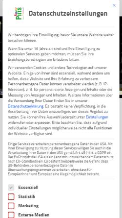 Vorschau der mobilen Webseite www.pinsundmehr.de, Pins & mehr GmbH & Co. KG