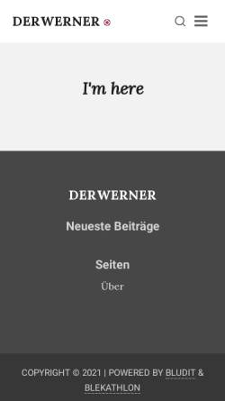Vorschau der mobilen Webseite www.der-werner.de, Der Werner