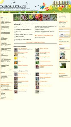 Vorschau der mobilen Webseite www.tauschgarten.de, Tauschgarten.de