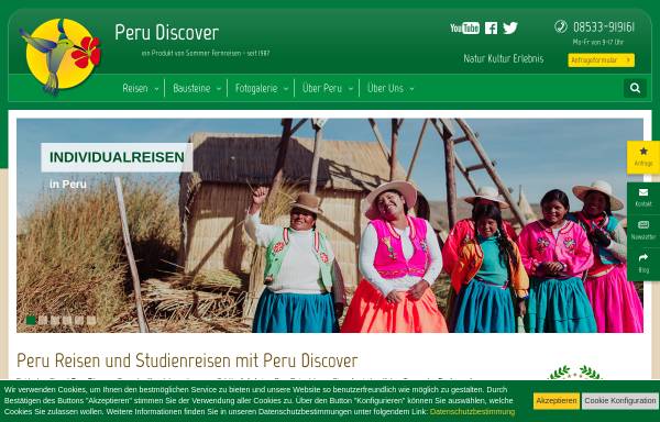 Vorschau von www.peru-discover.de, Peru-Discover