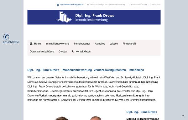 Vorschau von www.ing-drews.de, Dipl. Ing Frank Drews