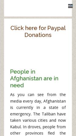 Vorschau der mobilen Webseite www.afghanistanfoerderung.de, Verein für Afghanistan-Förderung e.V.