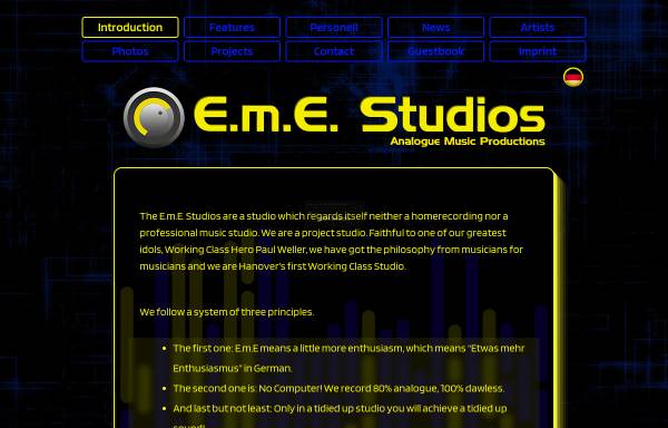 Vorschau von www.eme-studios.com, E.m.E. Studios