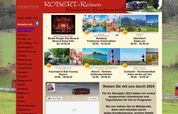 Vorschau von www.robert-reisen.de, ROBERT-Reisen
