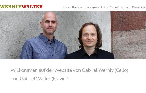 Vorschau von www.wernlywalter.ch, Duo WernlyWalter