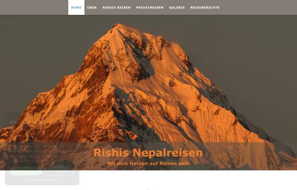 Vorschau von www.nepalferien.com, Rishis Nepalreisen