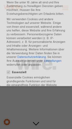 Vorschau der mobilen Webseite www.wire-advertising.de, Wire Advertising GmbH