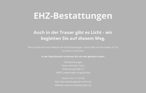 Vorschau von www.ehz-bestattungen.de, EHZ - Bestattungen - Inh. Elvira Hartmann-Zöllner