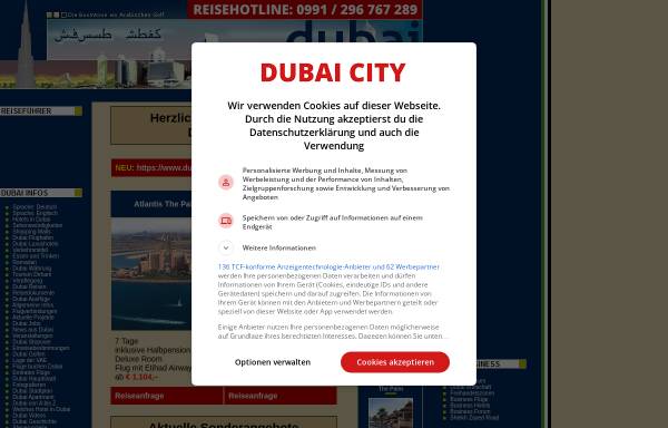 Vorschau von www.dubai-city.de, Dubai-city.de