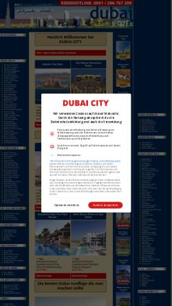 Vorschau der mobilen Webseite www.dubai-city.de, Dubai-city.de